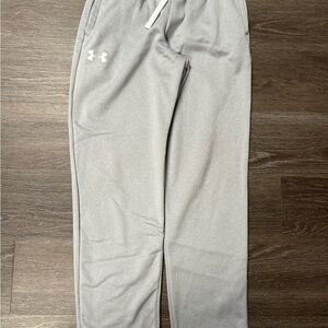 Under Armour Light Gray Boys sweatpants